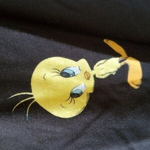 Warner Brothers Tweety knit sleep short set  large 100% cotton NWT